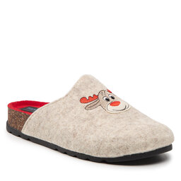 Panto Fino Παντόφλες Σπιτιού Panto Fino KK267055 Beż/Czerwony