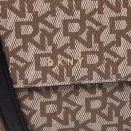 

Сумка DKNY Bryant Md Flap Xbody R82EJ467 Chino/Blk QZP, Коричневий