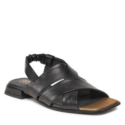 Simen Sandaler Simen 5022A Czarny/Złoty