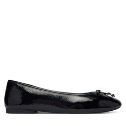 Tommy Hilfiger Балетки Tommy Hilfiger Hilifger Patent Ballet FW0FW09005 Чорний