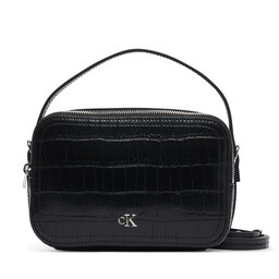 Calvin Klein Handtasche Calvin Klein Ck Croc Camera Bag LV04F3905G Schwarz