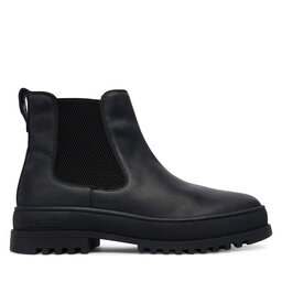 Blauer Botines Chelsea Blauer F5IUKA02/LEA Negro