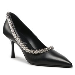 Loriblu Pantofi cu toc subțire Loriblu 3ID8A008 7951 Nappa Nero/Cry