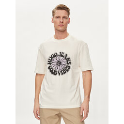HUGO HUGO Camiseta Nune 50515317 Écru Regular Fit