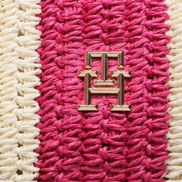 

Сумка Tommy Hilfiger Th City Summer Tote Crochet AW0AW15128 TIK, Рожевий