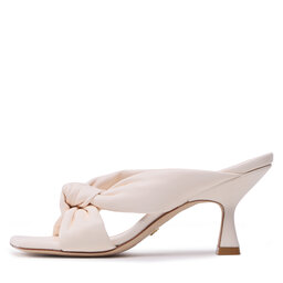 

Шльопанці Stuart Weitzman Playa 75 Knot Sandal S7073 Seashell, Бежевий