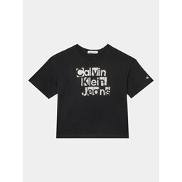 Calvin Klein Jeans Calvin Klein Jeans Camiseta Metallic IG0IG02340 Negro Regular Fit