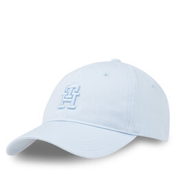 Tommy Hilfiger Czapka z daszkiem Tommy Hilfiger Beach Summer Soft Cap AW0AW16170 Błękitny