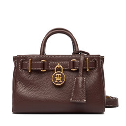 Tommy Hilfiger Сумка Tommy Hilfiger American Icon Micro Tote Leather AW0AW18167 Коричневий