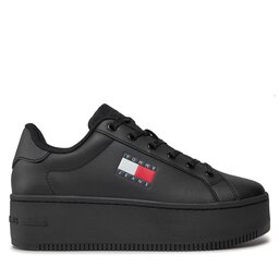 Tommy Jeans Сникърси Tommy Jeans Tjw Flatform Ess EN0EN02518 Черен