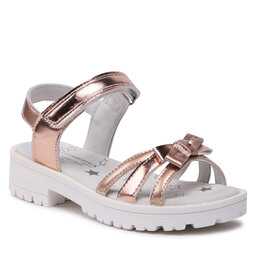 Lumberjack Pantofi Lumberjack SANDAL WITH BOW ANTIQUE PINK