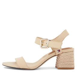 

Босоніжки Tommy Hilfiger Block Mid Heel Sandal FW0FW08075 Black BDS, Чорний