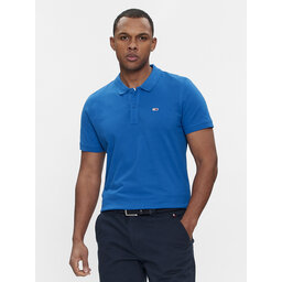 Tommy Jeans Tommy Jeans Polo marškinėliai DM0DM18312 Mėlyna Slim Fit