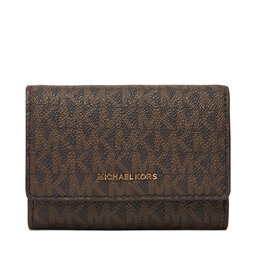 MICHAEL Michael Kors Duży Portfel Damski MICHAEL Michael Kors Bryant 32S5GYTP1B Brązowy