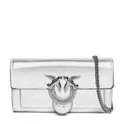 PINKO Borsetta PINKO Love One Wallet C AI 24-25 PLTT 100062 A1JD Argento