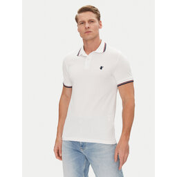 Save The Duck Save The Duck Polo marškinėliai DR0136M BATE20 Balta Regular Fit