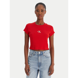 Calvin Klein Jeans Calvin Klein Jeans Camiseta LV047AB802 Rojo Slim Fit
