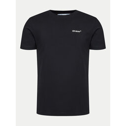 Off-White Off-White T-Shirt OMAA027F22JER0111001 Μαύρο Regular Fit