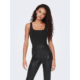 ONLY ONLY Τοπ Lea 15278090 Μαύρο Regular Fit