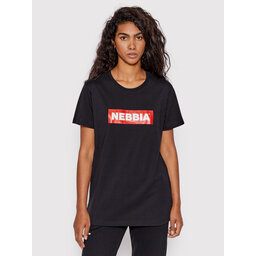 NEBBIA NEBBIA Marškinėliai 592 Juoda Regular Fit