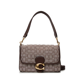 

Сумка Coach Sig Jaq Sft Tabby Sb C4821 Stone Ivory, Коричневий