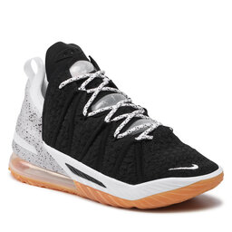 Nike Čevlji Nike Lebron XVIII CQ9283 007 Black/White/Gum Med Brown