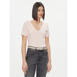 Tommy Hilfiger Tommy Hilfiger T-shirt New Cody WW0WW40584 Ružičasta Slim Fit