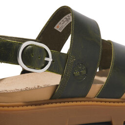

Босоніжки Timberland Clairemont Way Cross Strap Sandal TB0A2KZ5EEQ1 Dark Green Full Grain, Хакі
