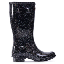 Hunter Гумові чоботи Hunter Org Kids Giant Glitter Boots JFT6075RGT Чорний