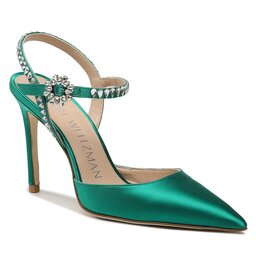 Stuart Weitzman Sandaler Stuart Weitzman Gmcut 100 Ankstrp Pm SD154 Kelly Green