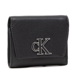 Calvin Klein Jeans Majhna ženska denarnica Calvin Klein Jeans Minimal Monogram Med Trifold K60K609349 BDS