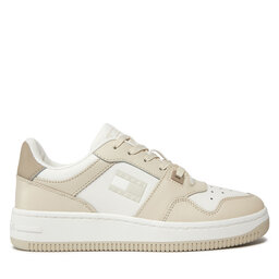 

Снікерcи Tommy Jeans Tjw Retro Basket Tonal Logo EN0EN02483 Newsprint ACG, Бежевий