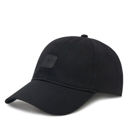 Calvin Klein Jeans Kepurė su snapeliu Calvin Klein Jeans Mono Leather Patch Twill Cap LV04K5052G Juoda