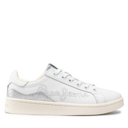 

Снікерcи Pepe Jeans Milton Mix PLS31307 Silver 934, Білий