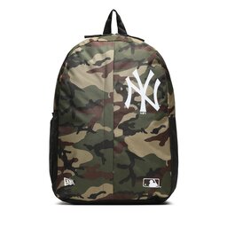 New Era Orange Logo Delaware Outline New York Yankees MLB Black Backpack