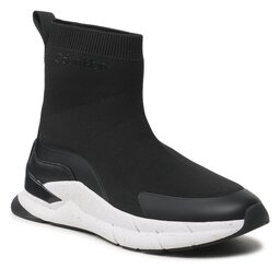 Calvin Klein Сникърси Calvin Klein Sock Boot HW0HW01589 Black BEH