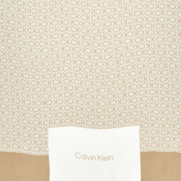 

Шаль Calvin Klein Geo Minimal Logo Shawl 70X180 K60K610228 Doeskin PBP, Бежевий