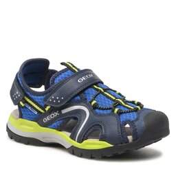 Geox Sandale Geox J Borealis Boy J250RB014MEC4344 D Royal/Lime