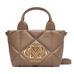 LOVE MOSCHINO Handtasche LOVE MOSCHINO JC4255PP0PLC0105 Dunkelbeige