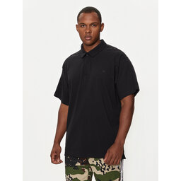 adidas adidas Polo marškinėliai Premium Essentials HR8677 Juoda Loose Fit