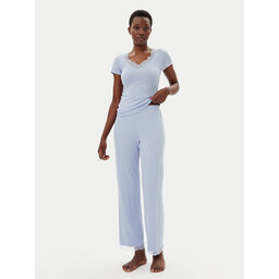 Hunkemöller Hunkemöller Pizsama Nanna 301484 Kék Regular Fit