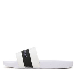 

Шльопанці Calvin Klein Jeans Slide Printed Logo Web YW0YW01244 Bright White/Black/Lavender YBR, Білий