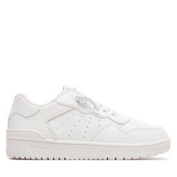 Geox Sneakersy Geox J Washiba Girl J36HXD 054FU C1000 S Biela