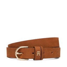 Tommy Hilfiger Жіночий ремінь Tommy Hilfiger Essential Effortless 2.5 Nubuck AW0AW17762 Коричневий