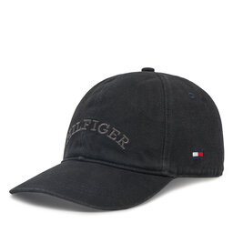 Tommy Hilfiger Kepurė su snapeliu Tommy Hilfiger Monotype AM0AM13003 Juoda