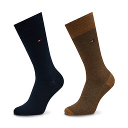 Tommy Hilfiger 2er-Set hohe Herrensocken Tommy Hilfiger 701226104 Desert Khaki 008