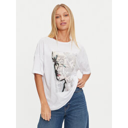 Noisy May Noisy May T-shirt 27032615 Bijela Regular Fit