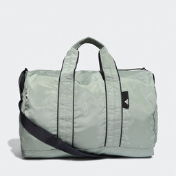 adidas Torba adidas Studio Training Duffel Bag HT2445 silver green/legend ink/white