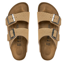 

Шльопанці Birkenstock Arizona 1027066 Emboss Dots New Beige, Бежевий