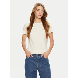 Guess Guess Футболка V4BI04 KCBF1 Écru Slim Fit